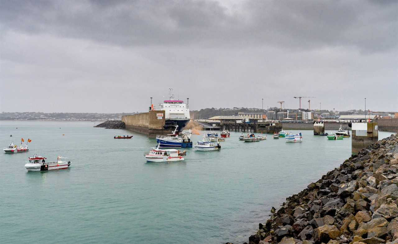 Now French trawlers threaten to blockade Calais to stop British goods arriving in the EU after Jersey armada
