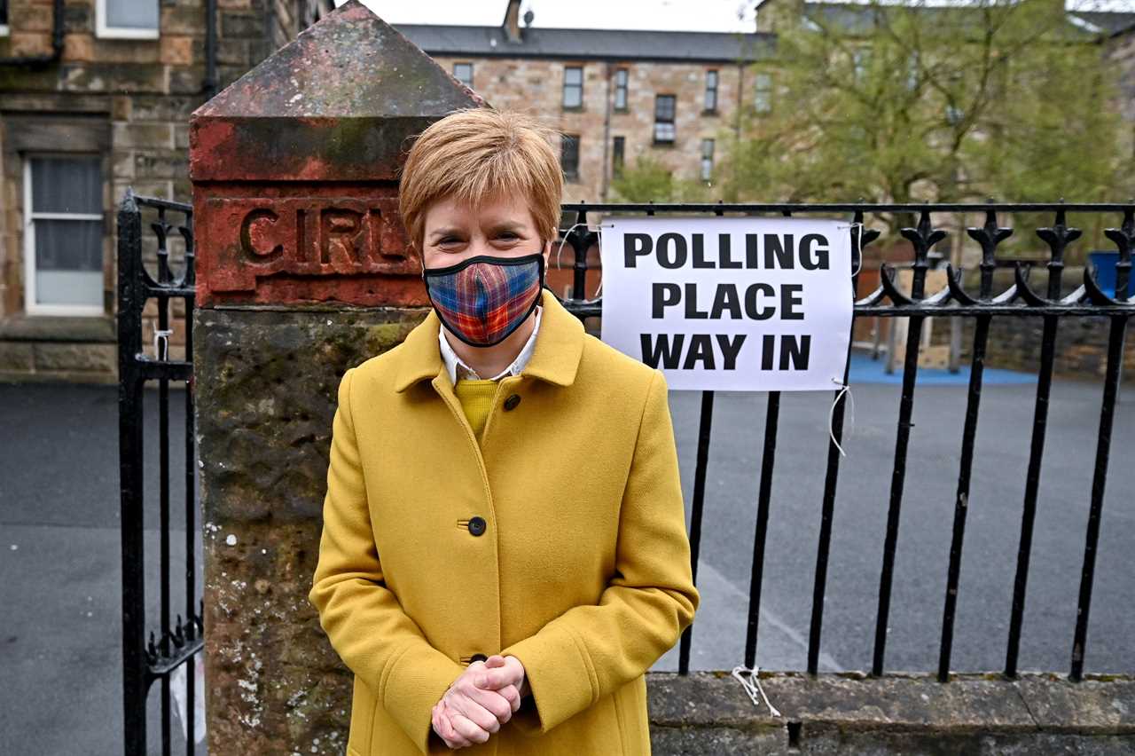 Nicola Sturgeon brands election rival Jayda Fransen ‘racist’ and ‘fascist’ in angry scenes outside polling station