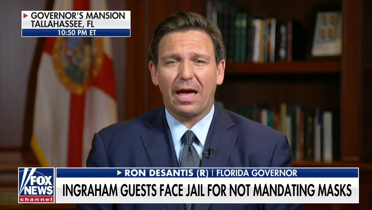 Florida residents prosecuted for not wearing Covid face masks will be PARDONED by Gov DeSantis