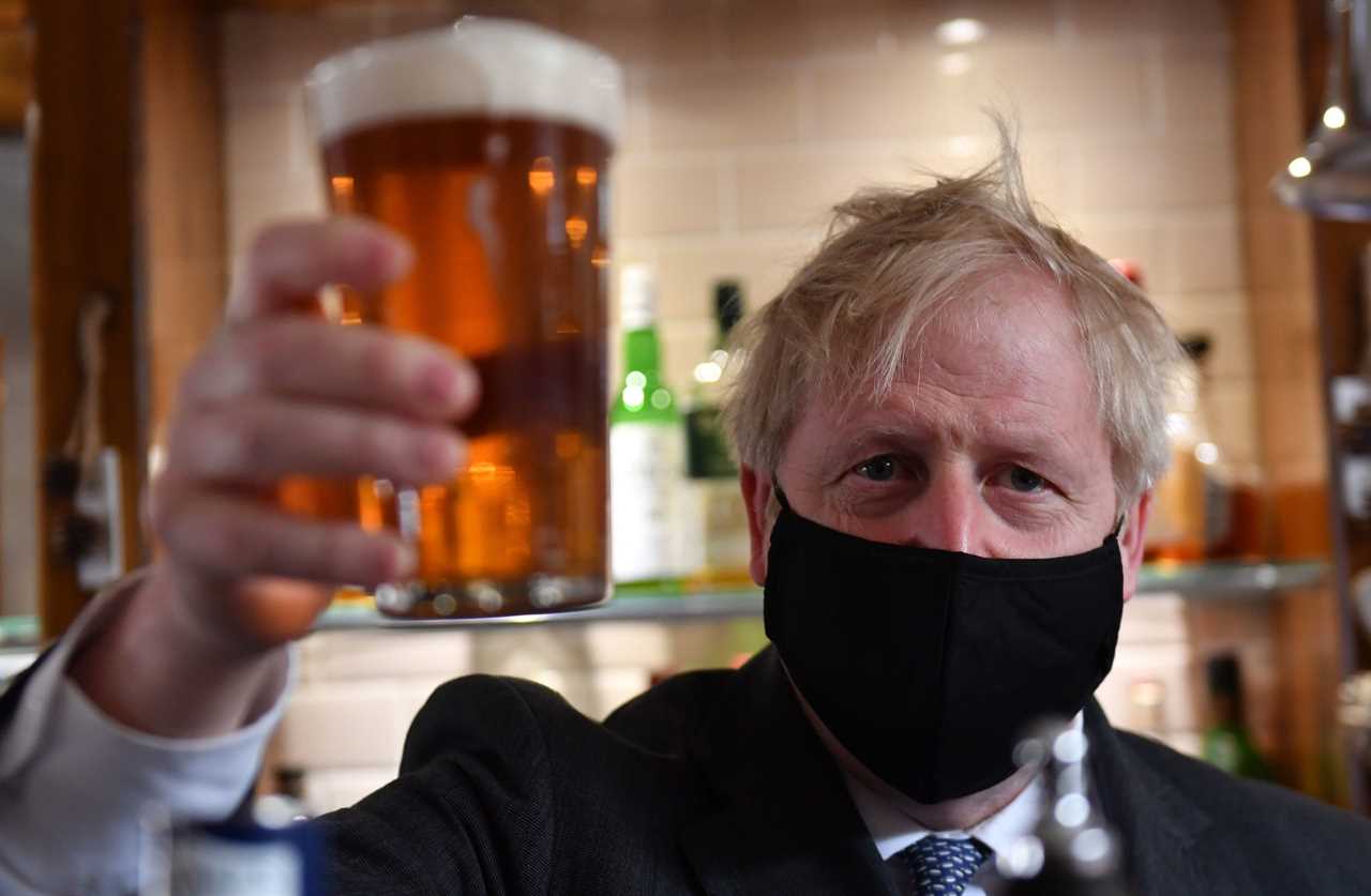 Boris Johnson urges Brits to enjoy freedom with a ‘heavy dose of caution’ as pubs fully open and hugs allowed again