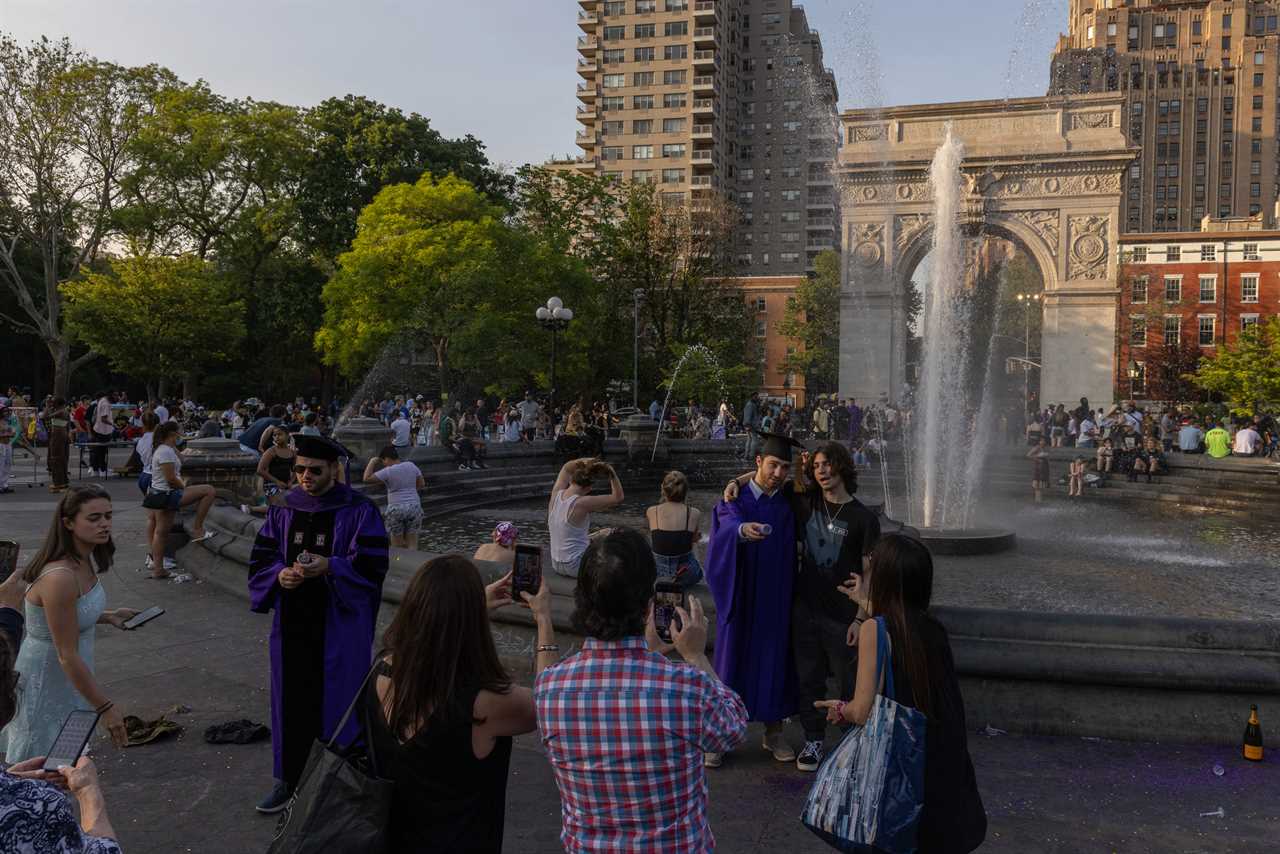 New York roars back to life as city’s bars and restaurants fully reopen and temperatures soar