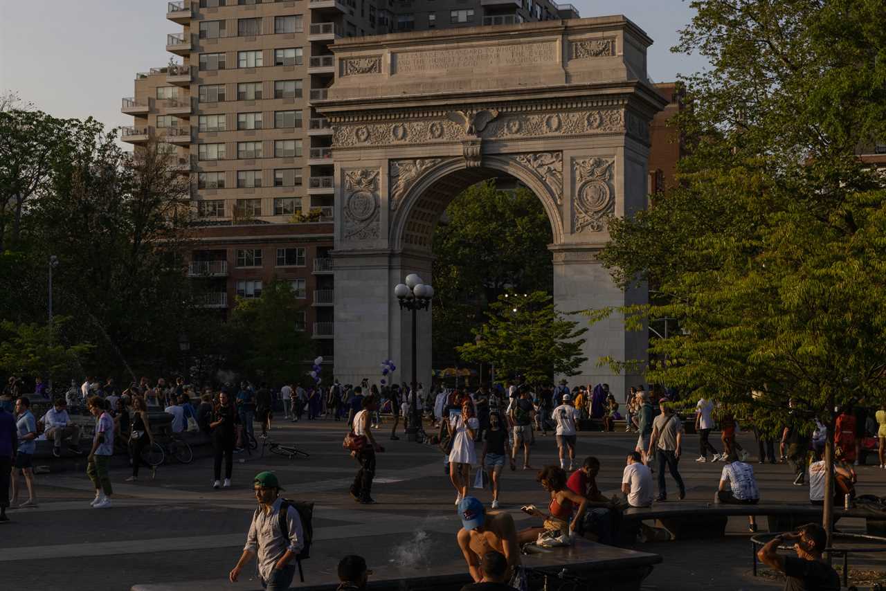 New York roars back to life as city’s bars and restaurants fully reopen and temperatures soar