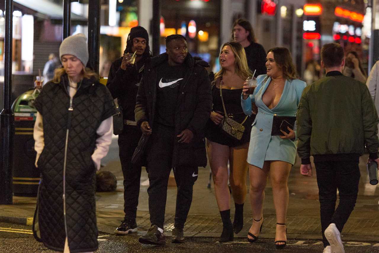 Revellers hit the pub in force for second night in a row after finally being allowed to sit indoors