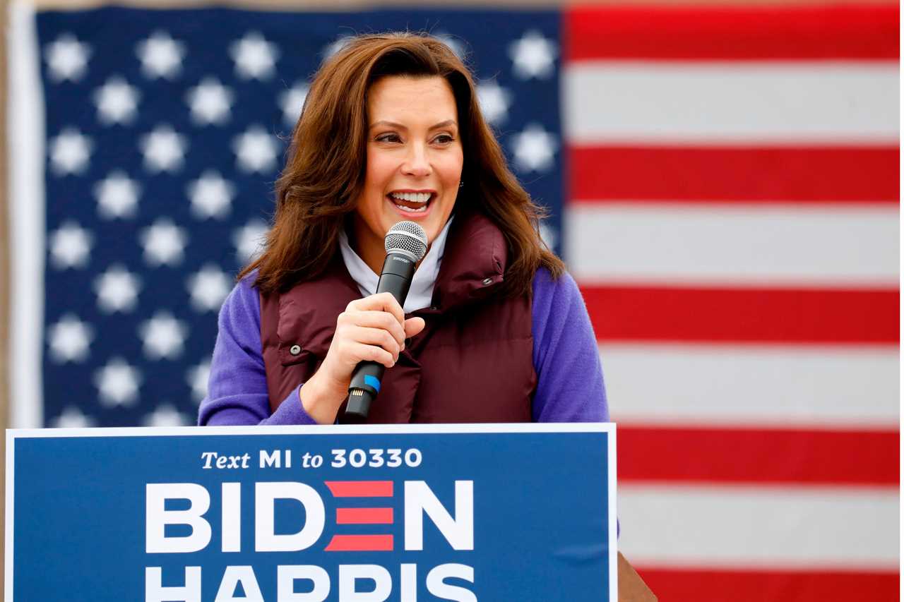 Michigan governor Gretchen Whitmer slammed after being pictured breaking state Covid rules in crowded unmasked bar