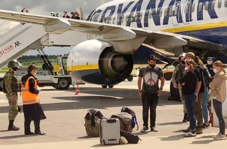 Europe and Britain to slap ‘rogue state’ Belarus with new sanctions and shut off air space after Ryanair hijacking