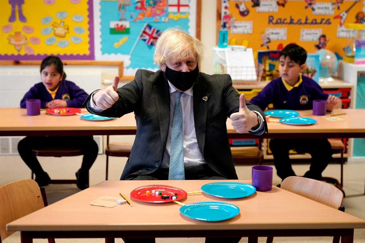 Children to be offered 100million hours of extra tuition over three years in Boris Johnson’s back to school blitz