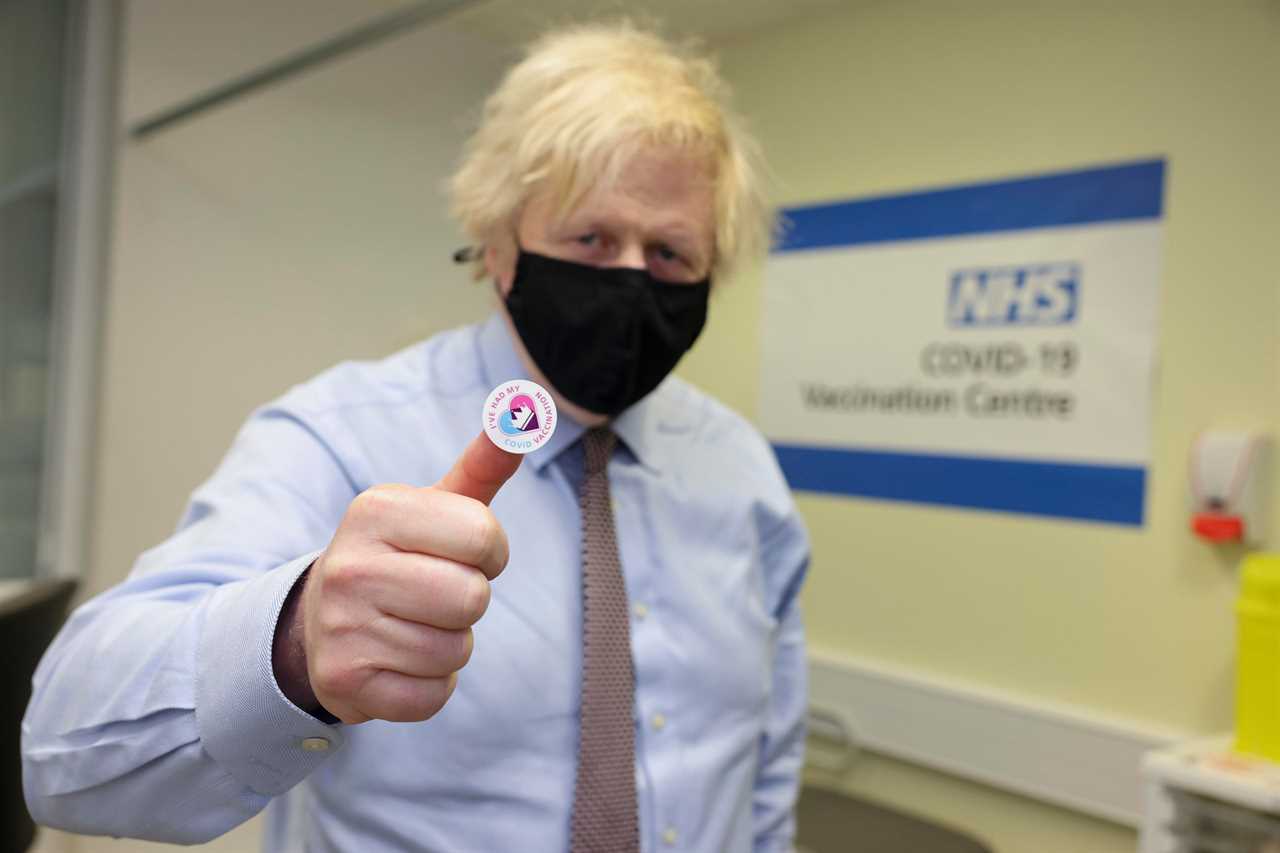 Boris Johnson receives second dose of AstraZeneca vaccine as new Covid variant threatens lockdown freedom