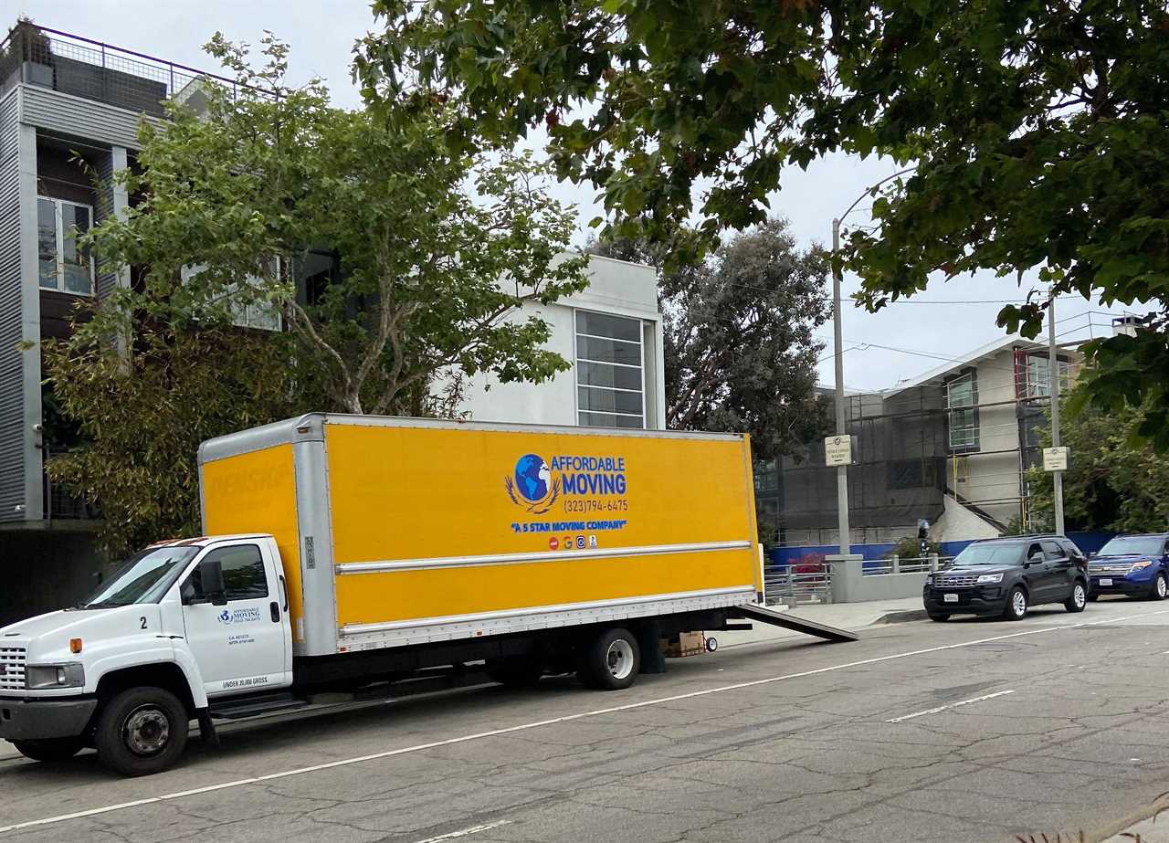 Hunter Biden appears to move out of $5.4m Venice Beach rental as moving trucks pictured outside amid homelessness crisis