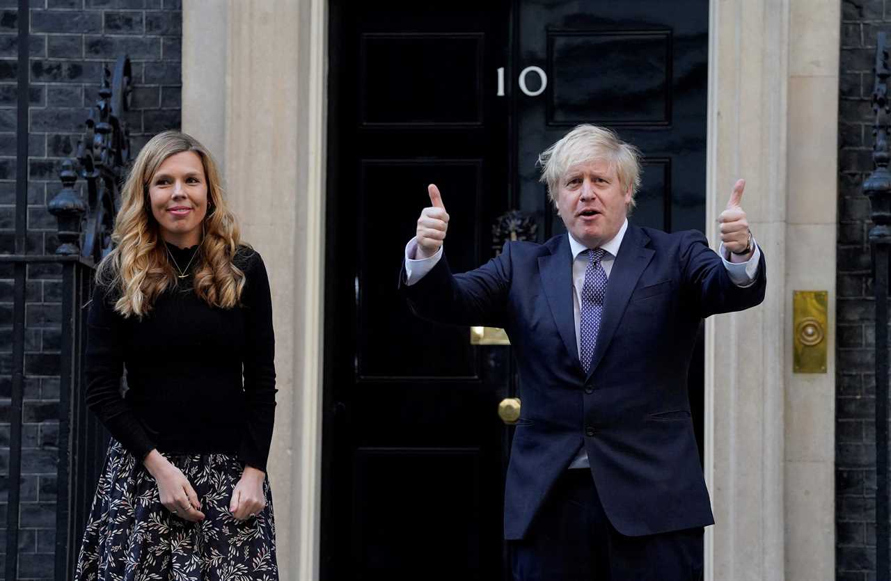 Boris and Carrie Johnson had first dance at top secret wedding to Take Me Home Country Roads