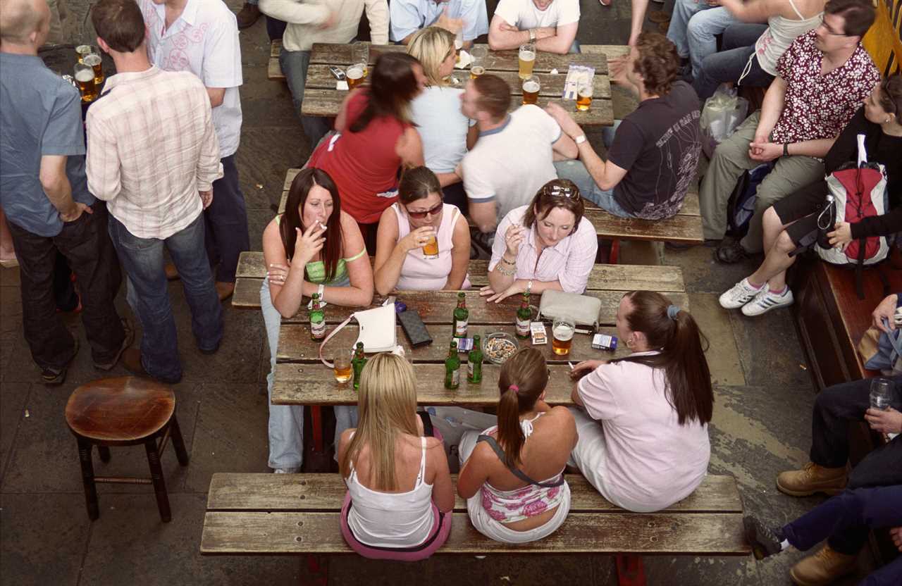 Boozing fell in every European country during lockdown but it boomed in Britain