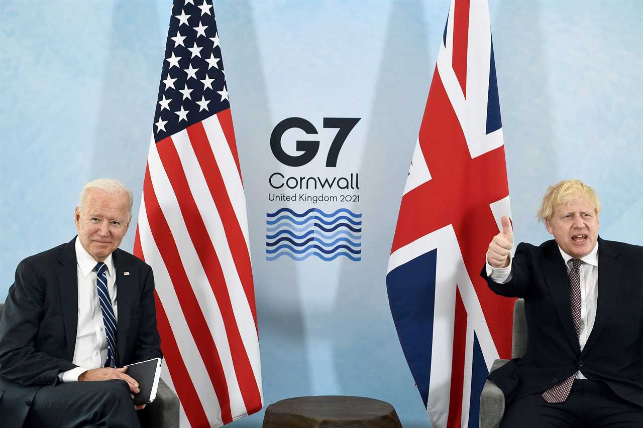 Boris Johnson says President Biden ‘breath of fresh air’ in swipe at Trump and hails ‘great’ talks