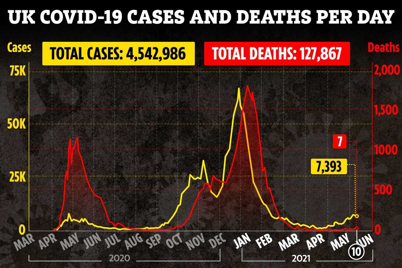 June 21 Freedom Day ‘could be delayed by a month so more people can have second jab’ amid fears of Indian variant spread