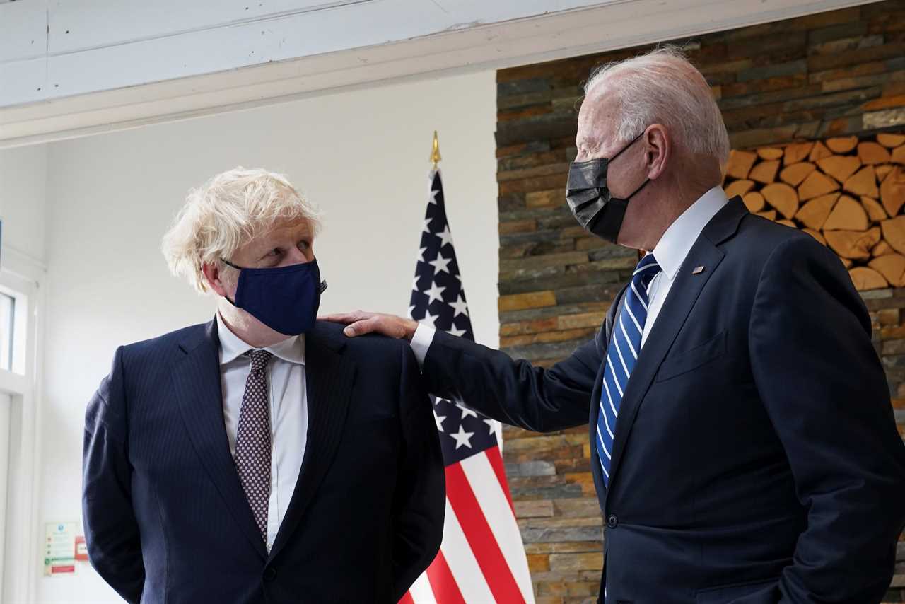 Joe Biden shows ‘superior power’ with stern gestures while Boris Johnson tries ‘Trump mode’, says body language expert