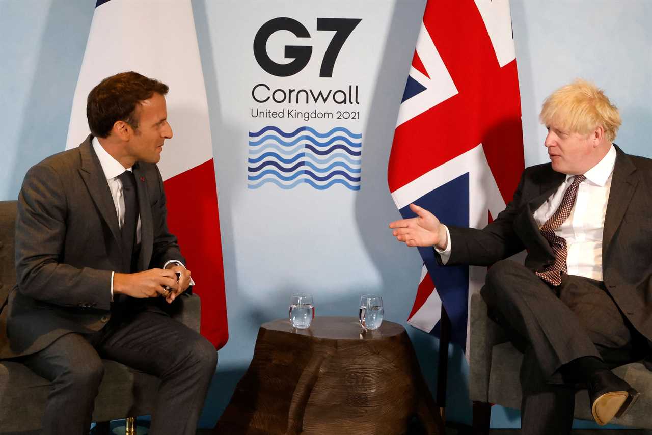 Boris Johnson teased Emmanuel Macron at G7 about France’s dire record winning battles against the British Navy