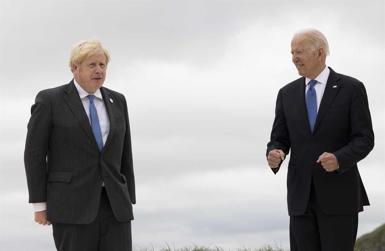 Boris Johnson at odds with Joe Biden over whether Covid leaked from Wuhan lab