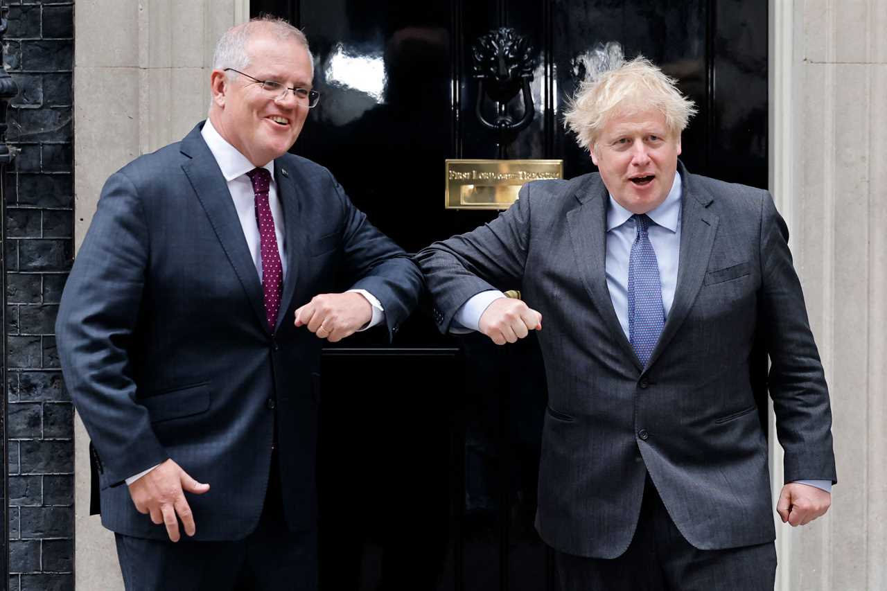 Boris Johnson & Australia’s PM Scott Morrison could sign historic trade deal today