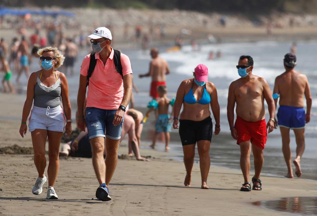 Holiday hope for Brits as Spain lifts face mask rules from next week & France ends curfew amid falling cases across EU