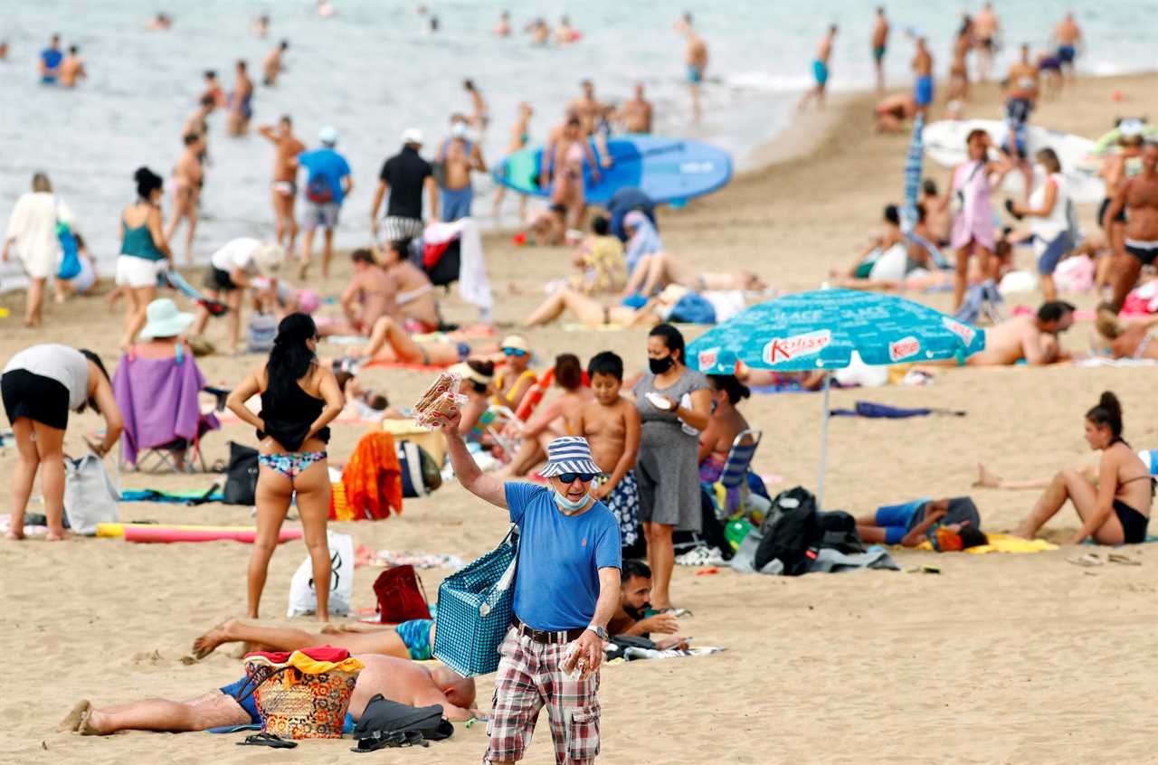 Holiday hope for Brits as Spain lifts face mask rules from next week & France ends curfew amid falling cases across EU