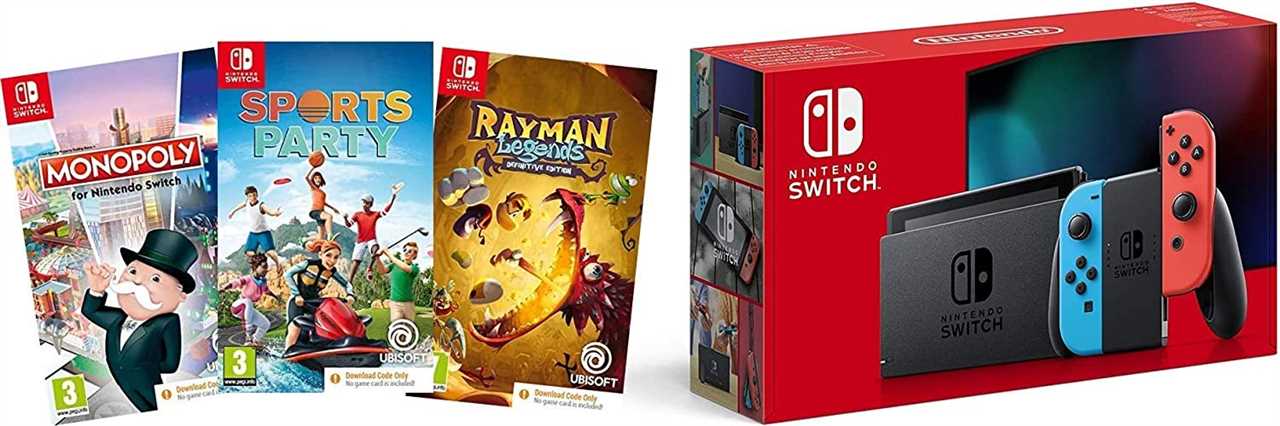 Amazon Prime Day: Nintendo Switch and THREE games for under £300 in rare deal