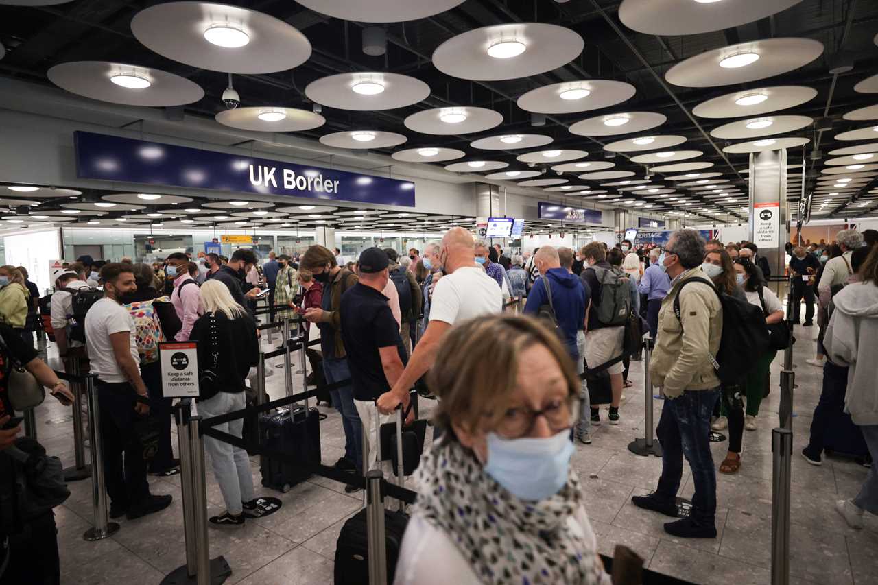 Sun-starved Brits miss overseas travel so much they even can’t wait to queue at airport security, survey reveals