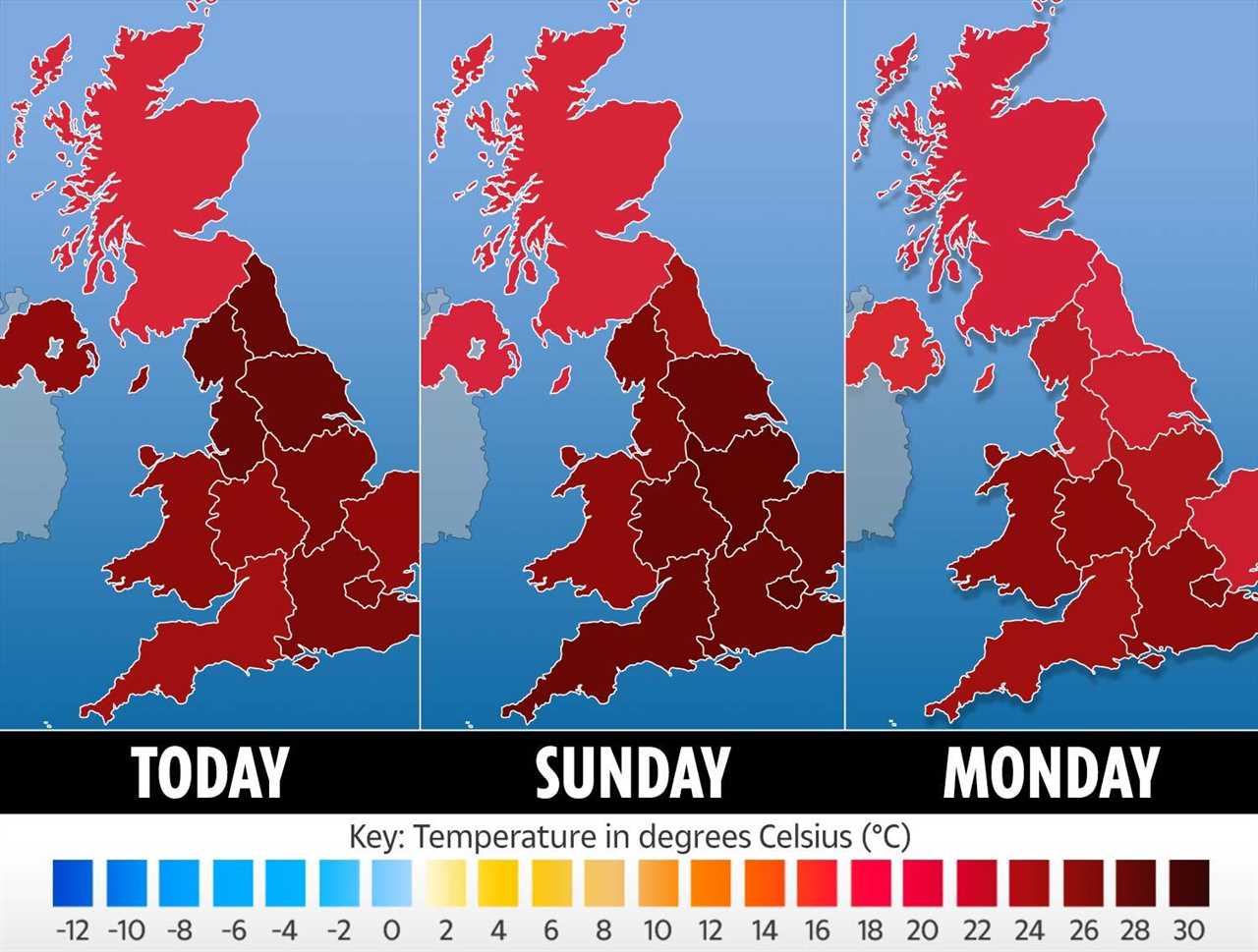 UK weather – Brits hit the beach from 7am on 29C hottest day of the year