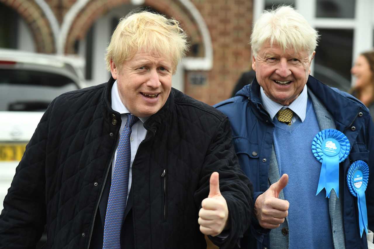 Boris Johnson’s dad Stanley reveals PM asked him for two copies of his book The Virus – to give to Vallance and Whitty