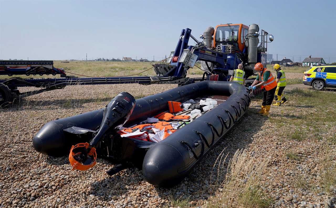 Small boats used by migrants to cross the Channel will be handed to British charities