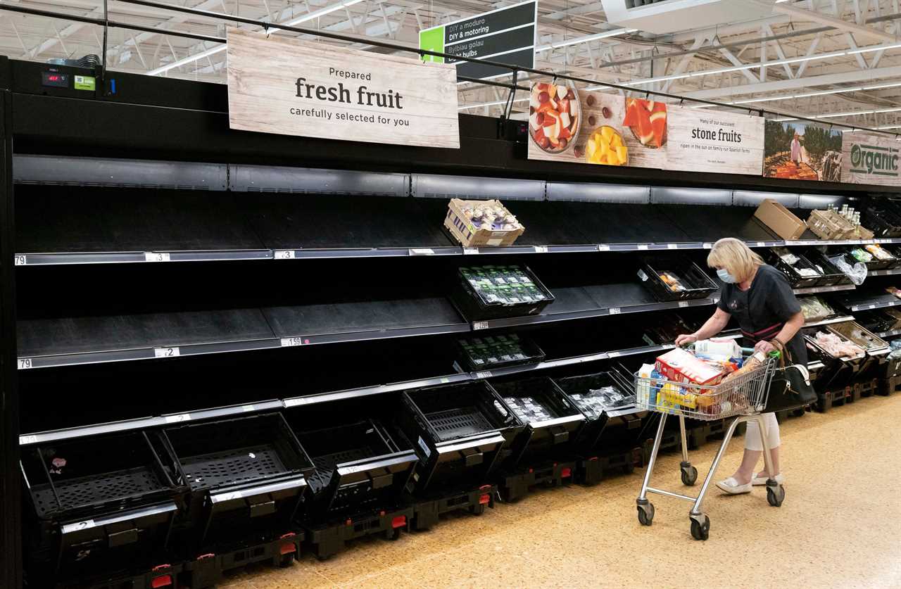 Pingdemic ‘will leave supermarket shelves empty again in WEEKS’ unless staff crisis is solved, Government warned