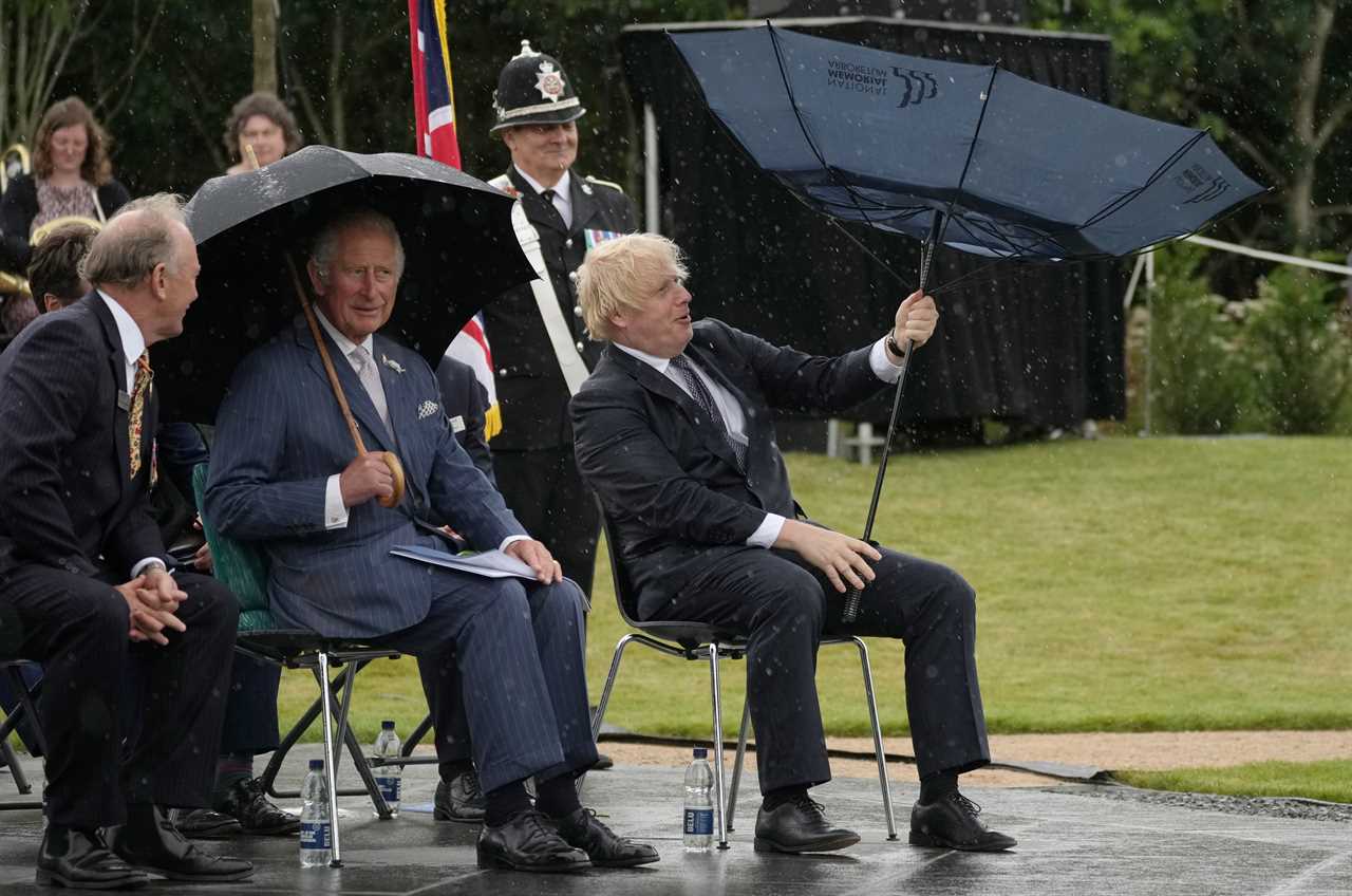 Prince Charles joins Boris Johnson and Katherine Jenkins to unveil new £4m police memorial to heroes killed on frontline