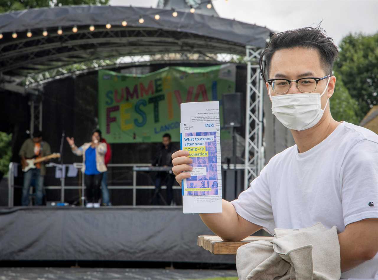 Unvaccinated music fans shun festival offering Covid jab and free food