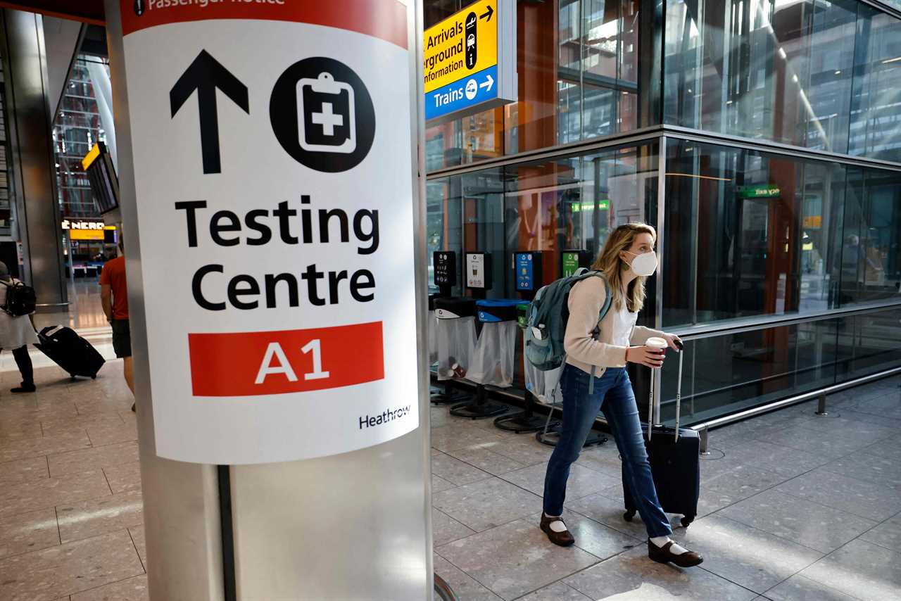 Holidaymakers’ fury after being charged £150 for Covid tests billed as £20 on government website