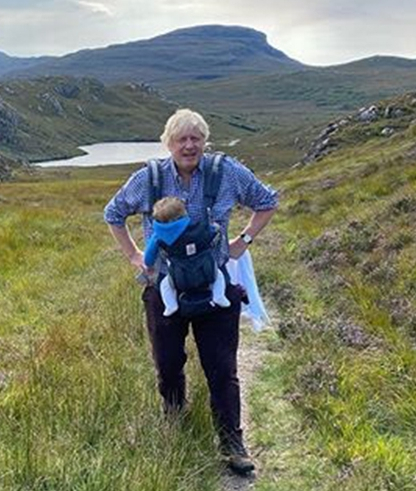 Boris Johnson ‘was almost swept out to sea on a paddleboard’ but protection officers rescued him on Scotland holiday