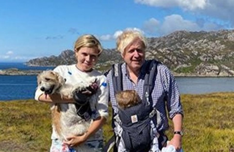 Boris Johnson ‘was almost swept out to sea on a paddleboard’ but protection officers rescued him on Scotland holiday