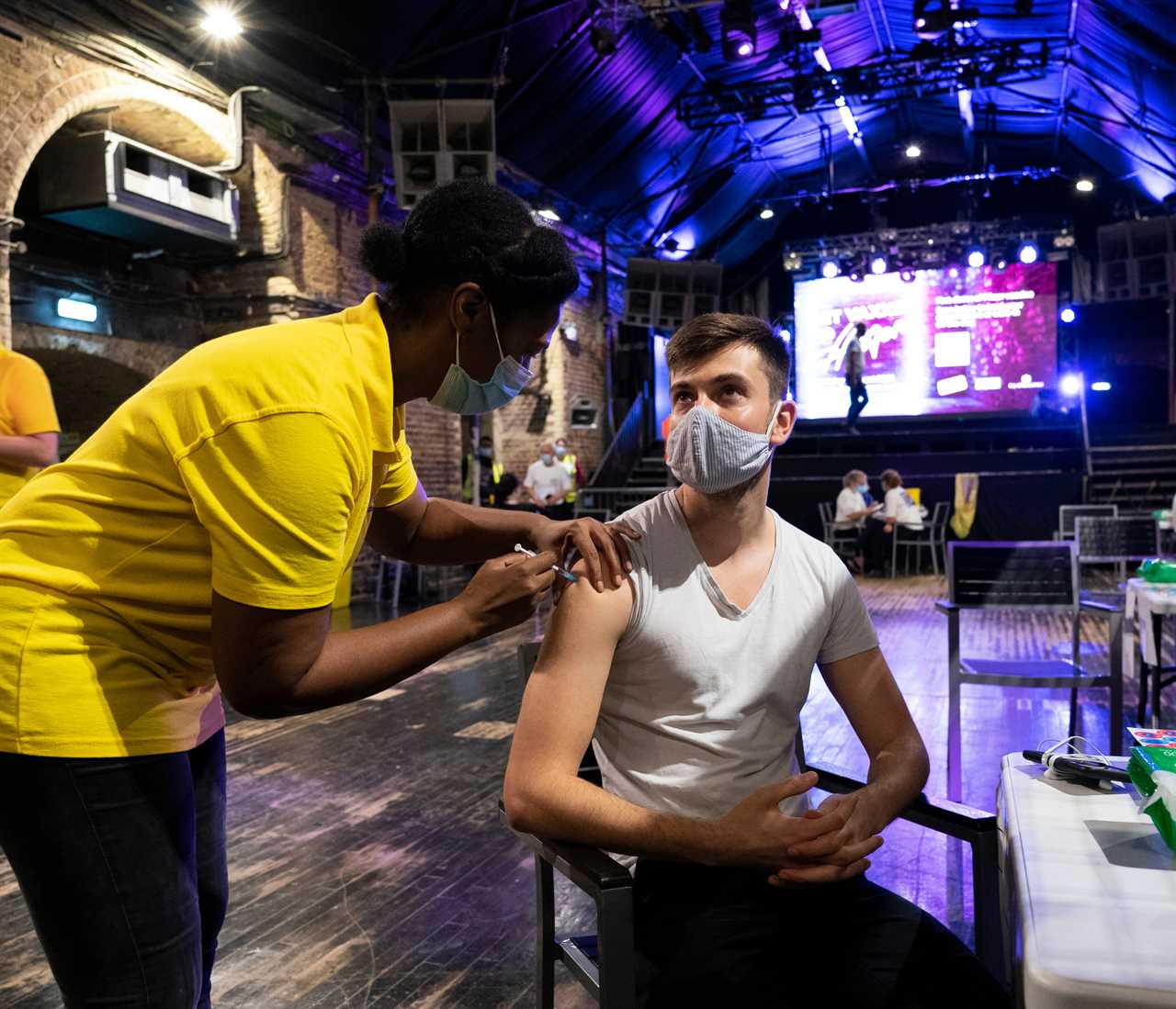 Covid vaccinations doled out at famous Heaven nightclub in push to get youngsters jabbed
