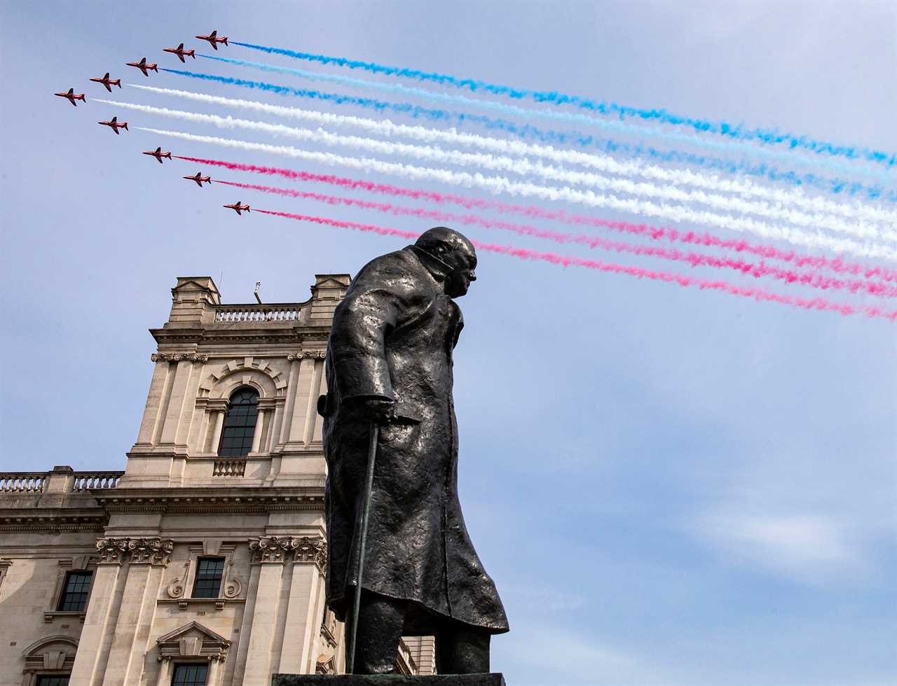 Red Arrows’ red, white and blue smoke trails are going GREEN to save the planet