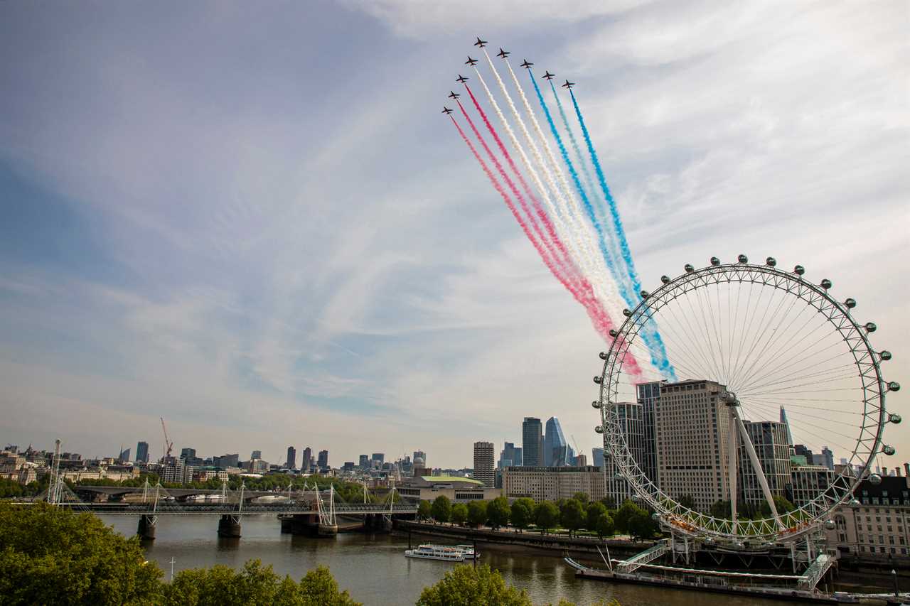 Red Arrows’ red, white and blue smoke trails are going GREEN to save the planet