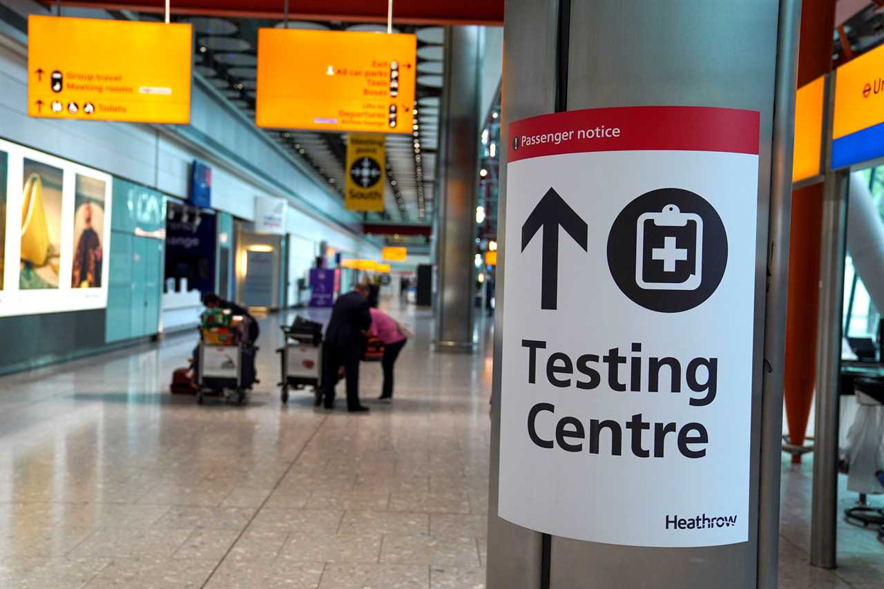 Travel Covid tests should be capped at £40 and axed for those returning from low-risk countries, say Tory MPs