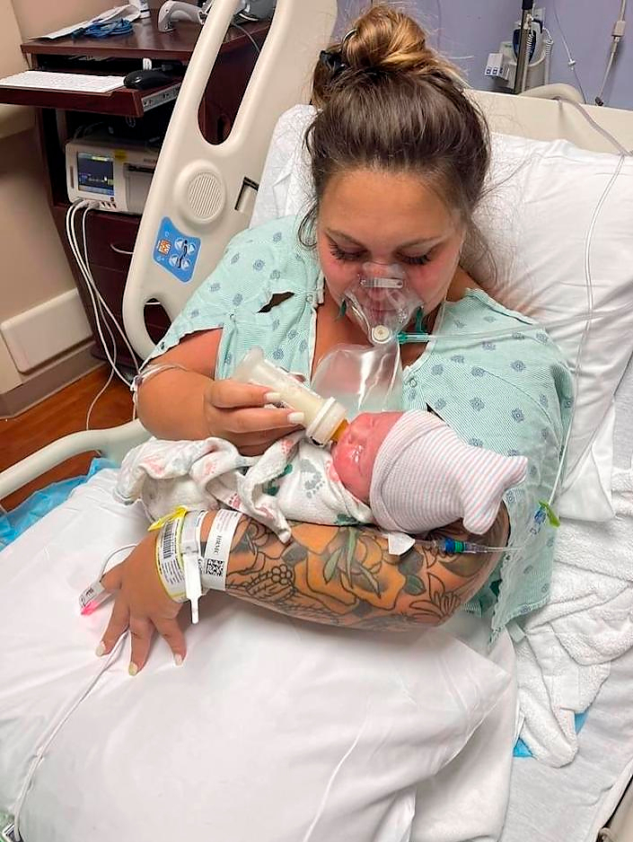 New mom, 30, held her baby girl ‘for just few short minutes’ before dying of Covid shortly giving birth