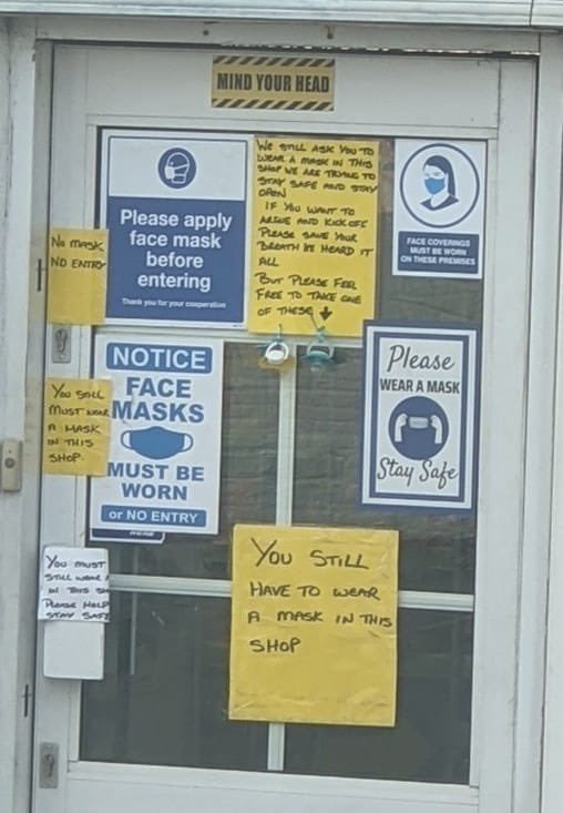 Shop slammed as Britain’s ‘most unwelcoming’ store after owner refuses entry to shoppers without masks