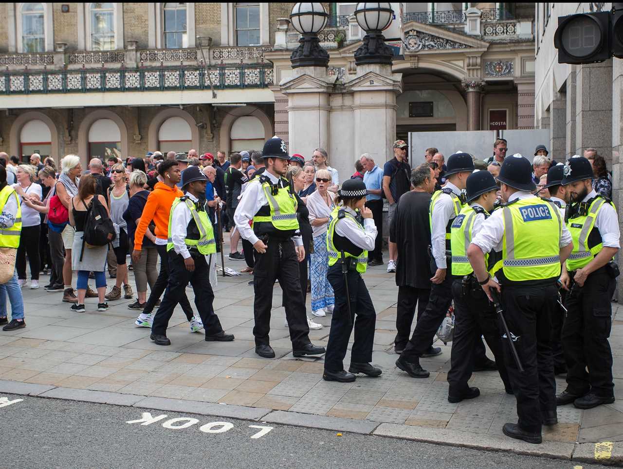 Anti-vaxxer mob storm Covid testing centre during lockdown protest as rallies March in London and Manchester