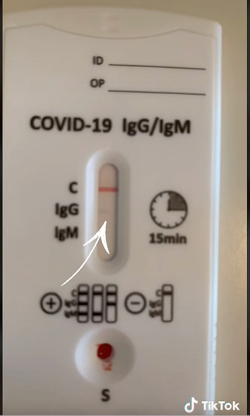 Mom does Covid-19 antibody test on newborn to see if she got protection from her vaccine in-vitro & is amazed by results