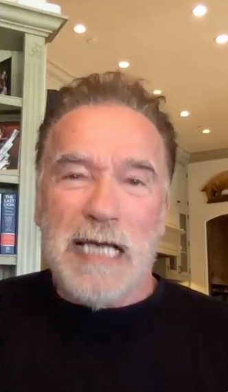 What did Arnold Schwarzenegger say?