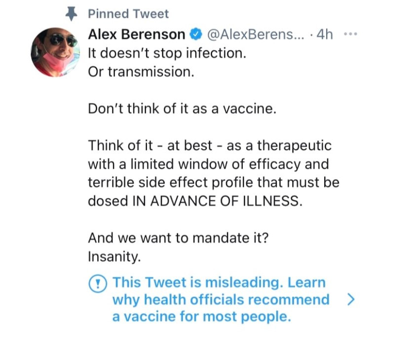 Twitter permanently suspends journalist Alex Berenson over coronavirus tweets claiming vaccine doesn’t stop infection