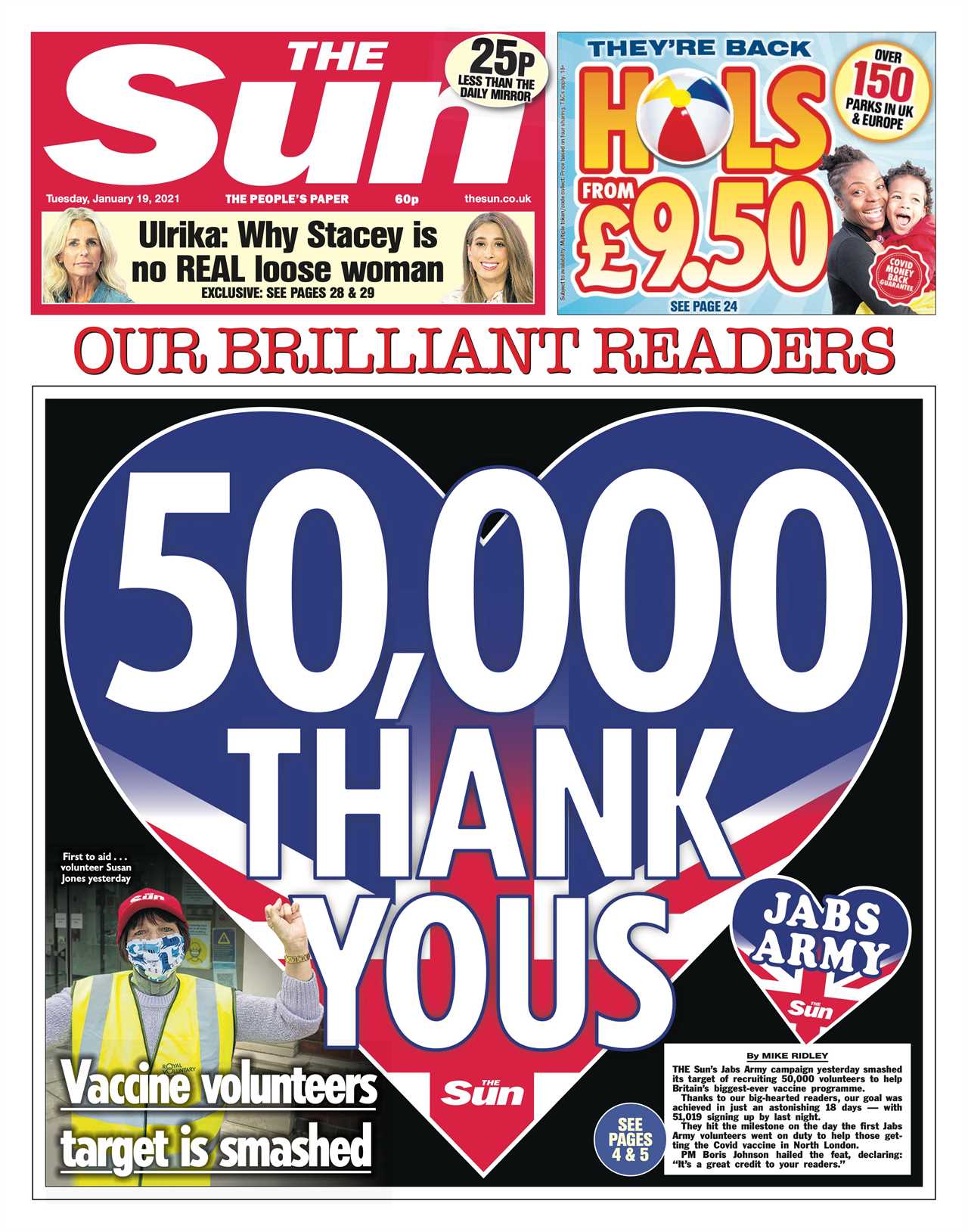 Holly Willoughby and other celebs back The Sun’s Jabs Army 2 mission to get Britain vaccinated
