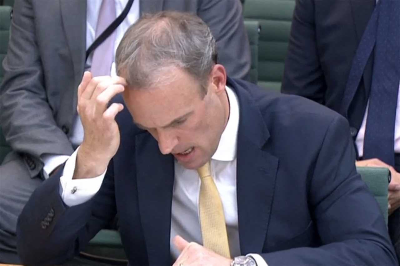 Dominic Raab was warned Afghan could fall to Taliban TWO WEEKS before he went on holiday, leaked doc reveals