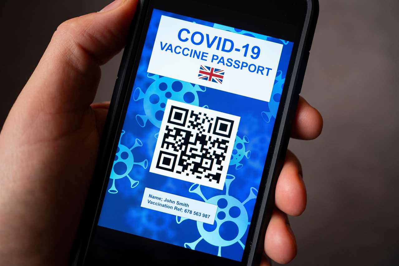 Revellers heading to football matches, concerts & work conferences could need vaccine passports, Whitehall source hints