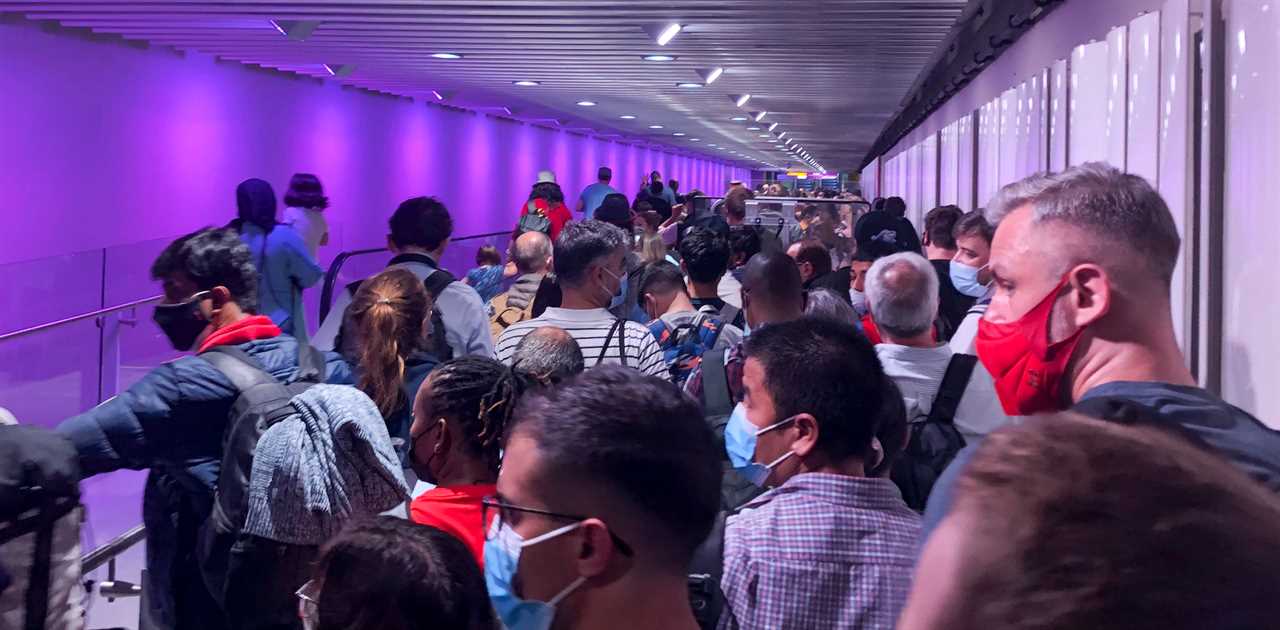 Heathrow airport chaos as babies and pregnant women ‘left to queue for five hours’ after not being able to use eGates