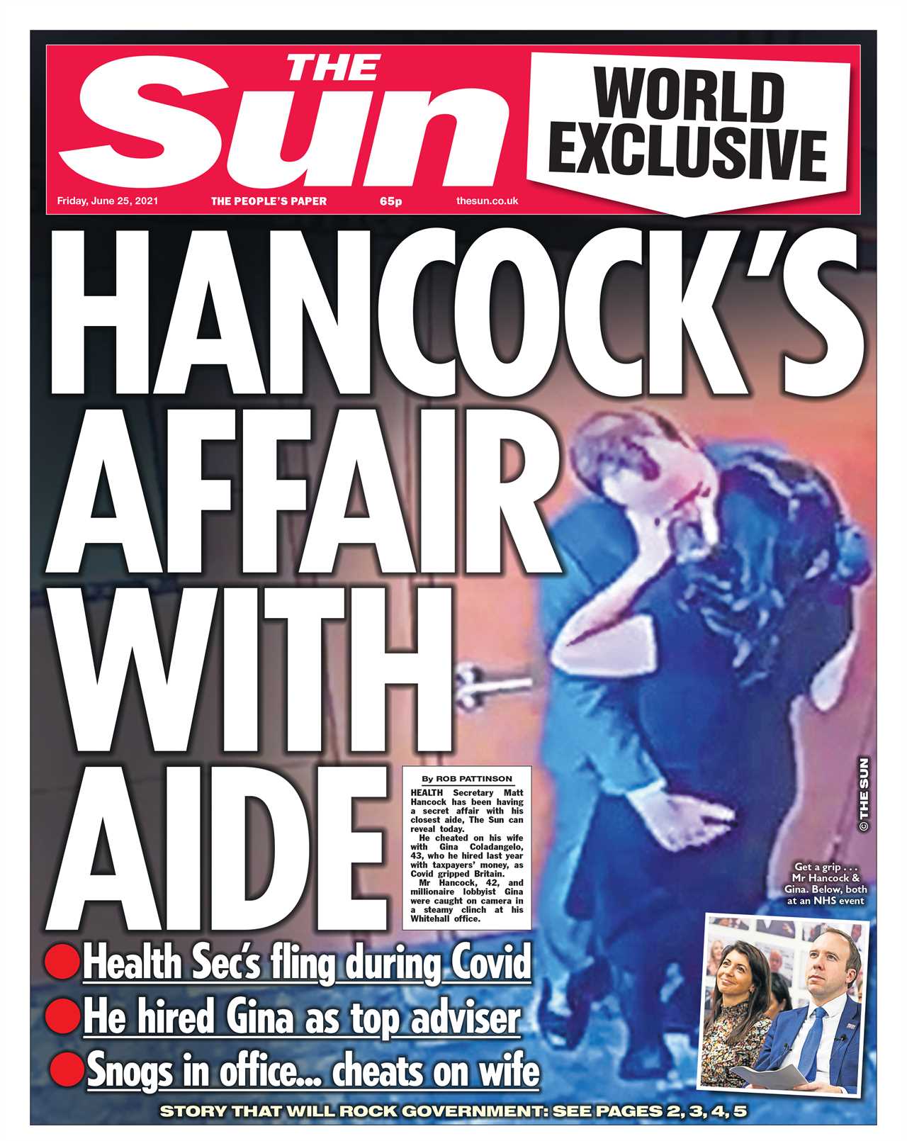 Tory MPs asked to spy on randy colleagues to stop another Matt Hancock scandal