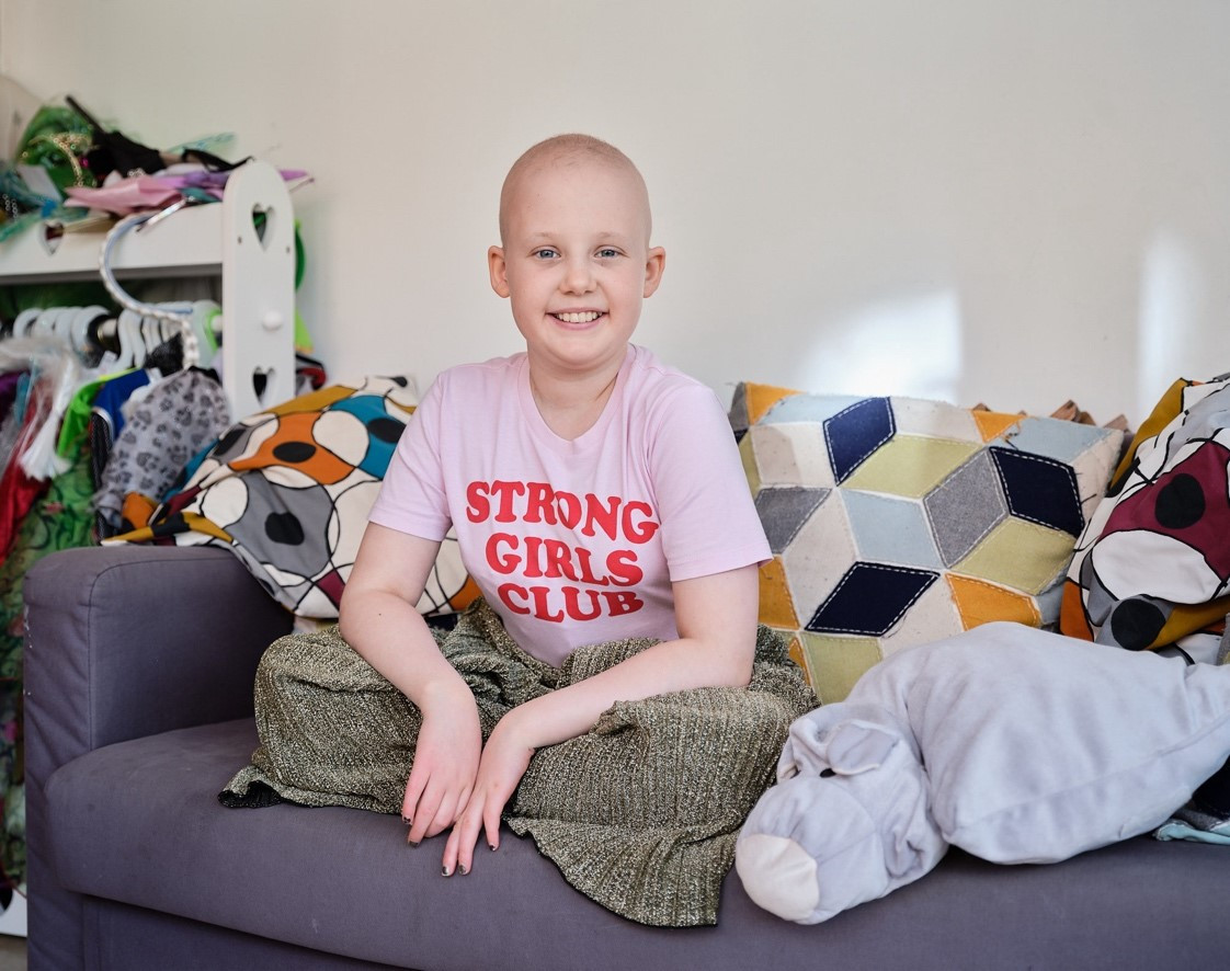 Charity brings joy to brave young cancer patient