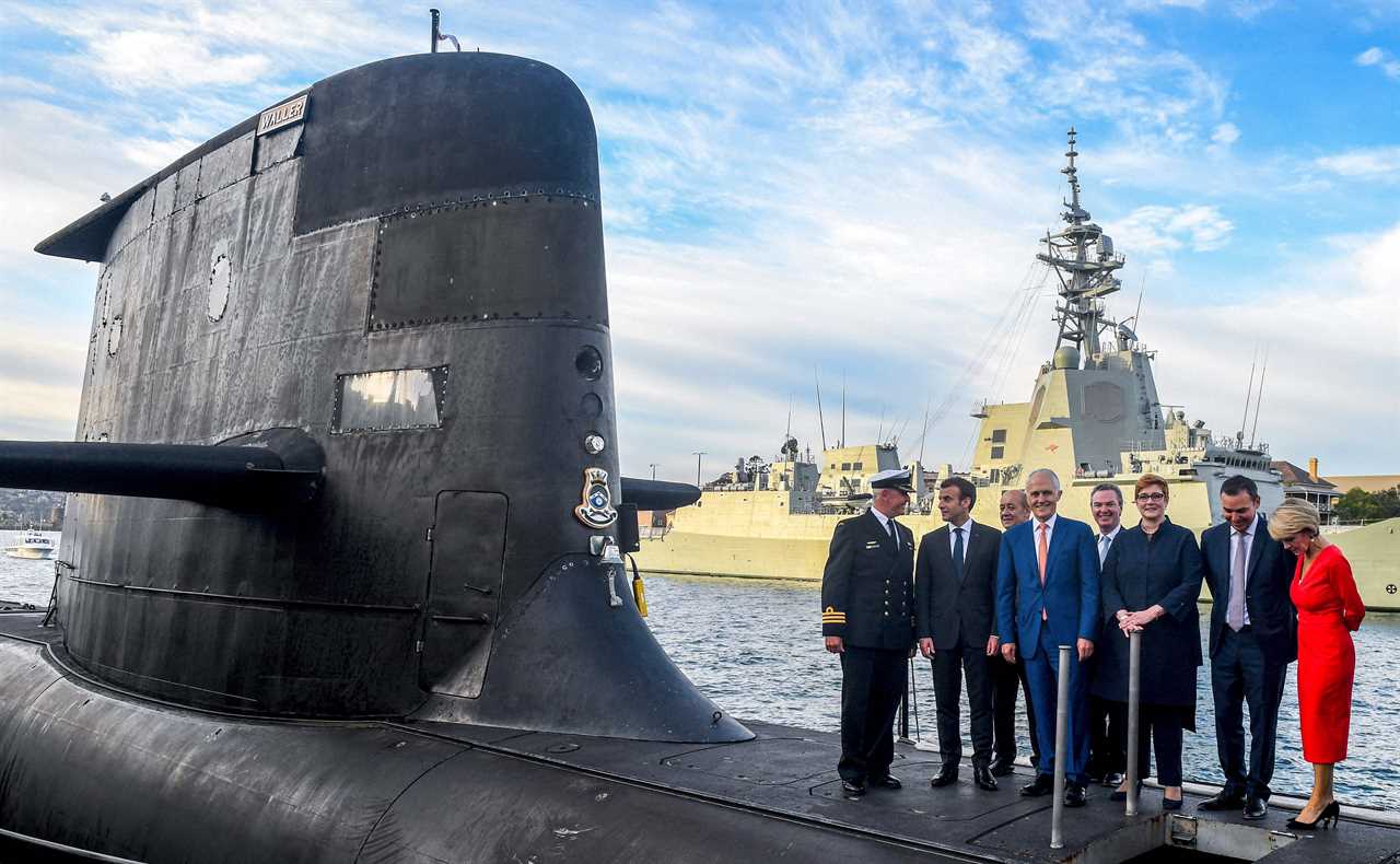 France rages it’s been ‘stabbed in back’ as Australia ditches £65bn nuclear sub contract to team up with US and Britain